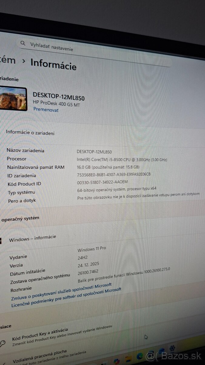 Predam pocitac HP ProDesk 400 G5 MT - 4