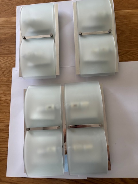 Stropné svietidlo a 2 ks bočných svietidiel ku zrkadlu - 4