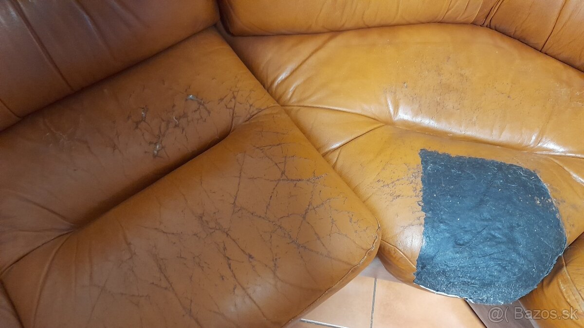 Kožená sedacia súprava - 4