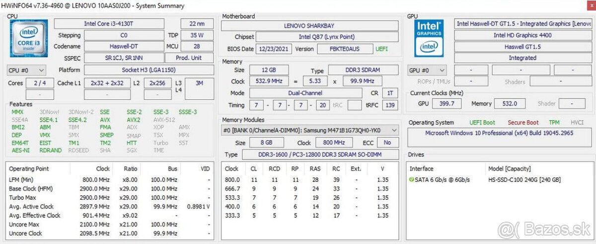 Lenovo M93p (i3) - 4