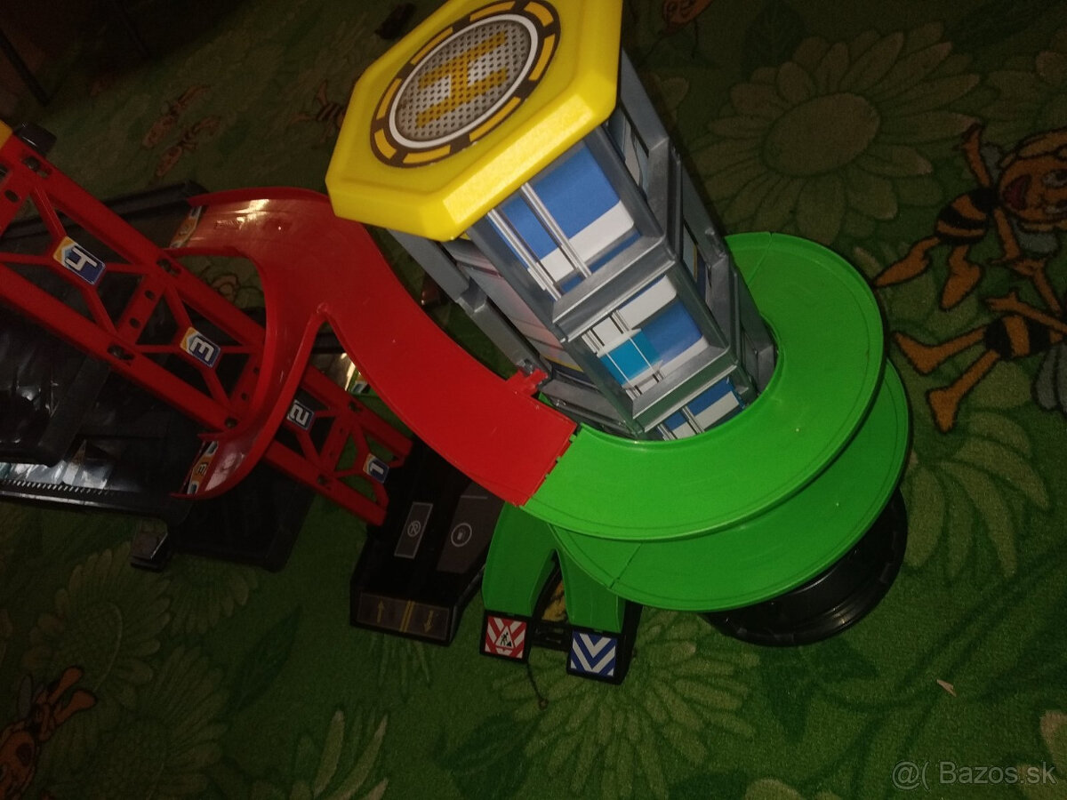 Parkovací garáž Dickie + autá - 4