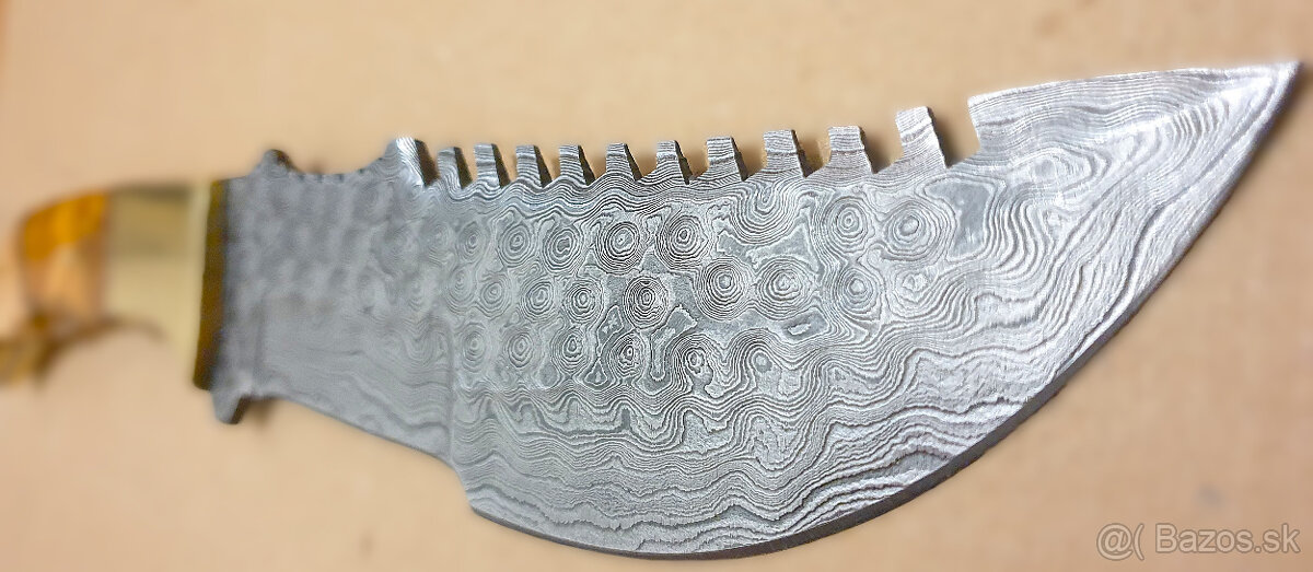 VEĽKÝ Damaškový lovecký nôž - 4