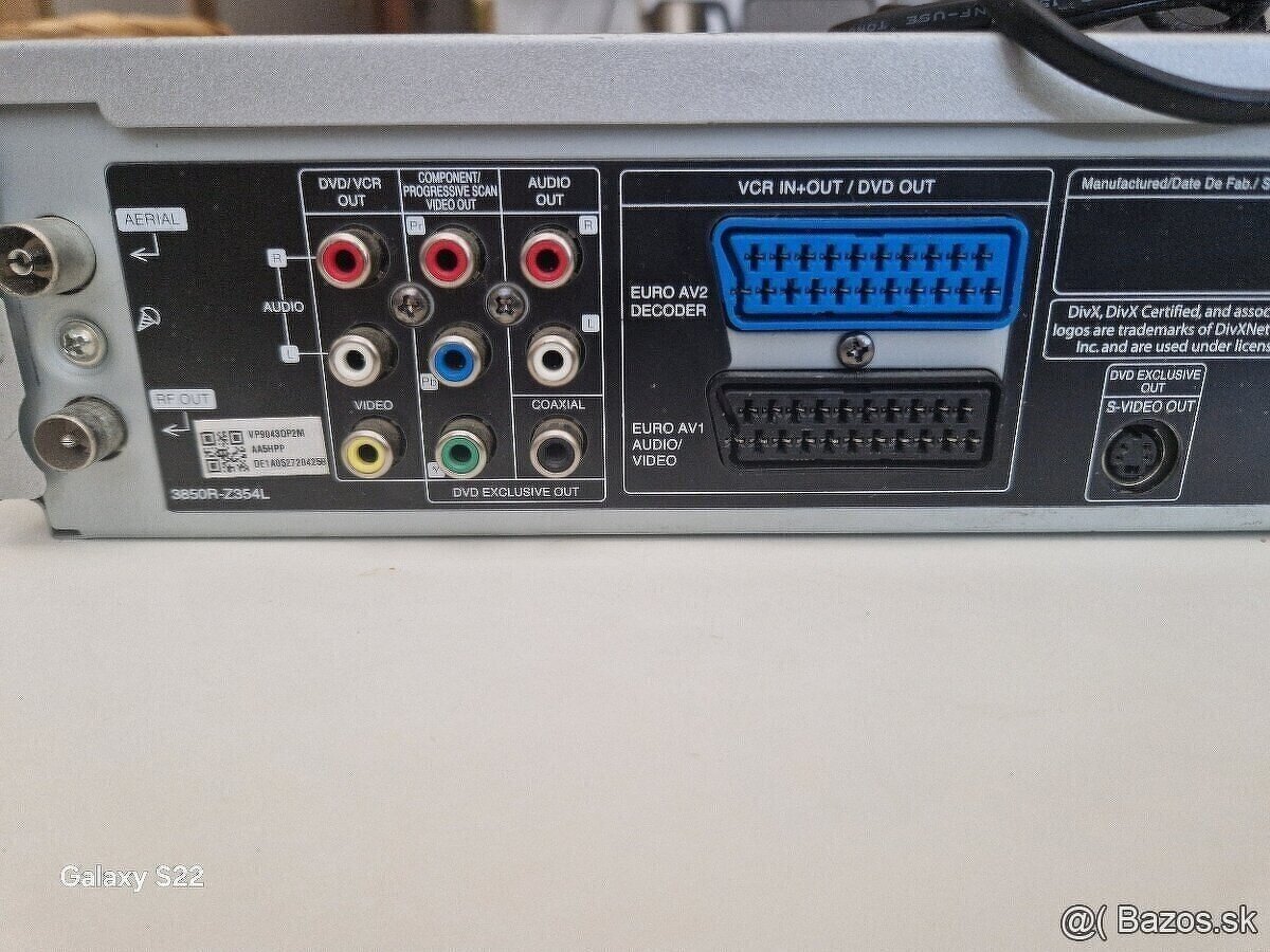 VHS HiFi Stereo 6-hlavový CD DVD Philips TV tuner ladenie - 4