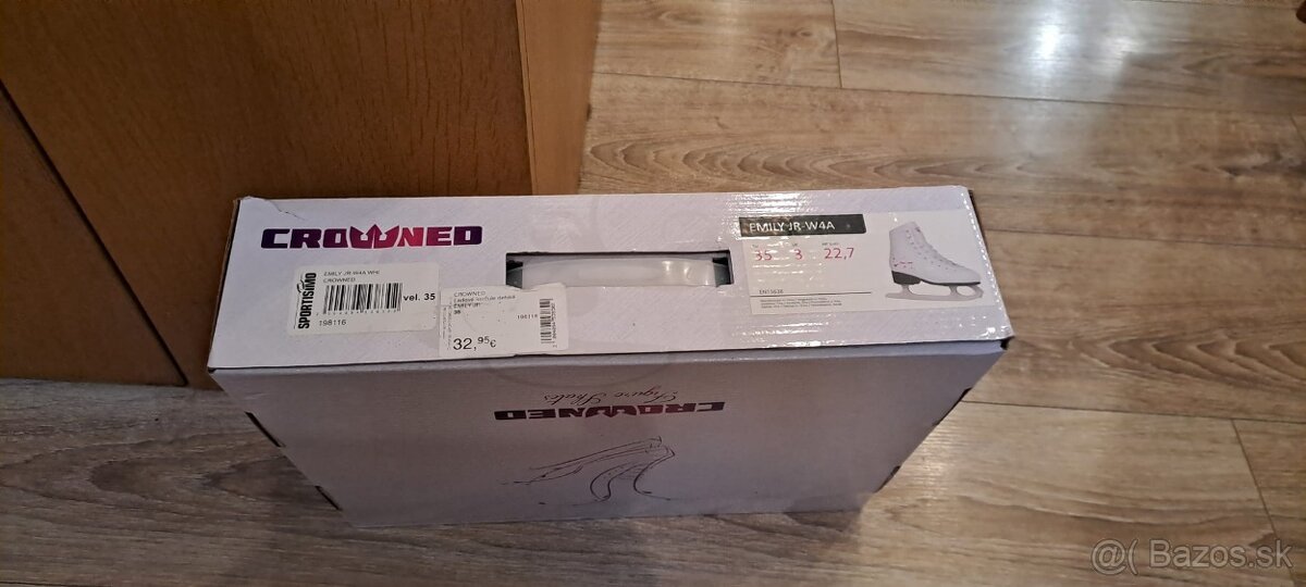 CROWNED Emily JR 35, 22.7cm korčule dievčenské detské - 4