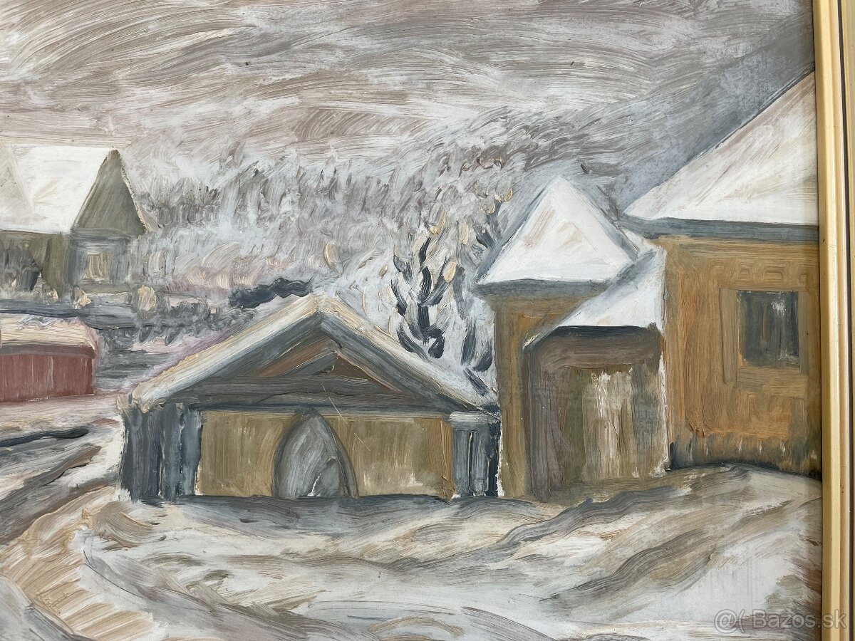 Obraz Zimná ulica 10 - 4