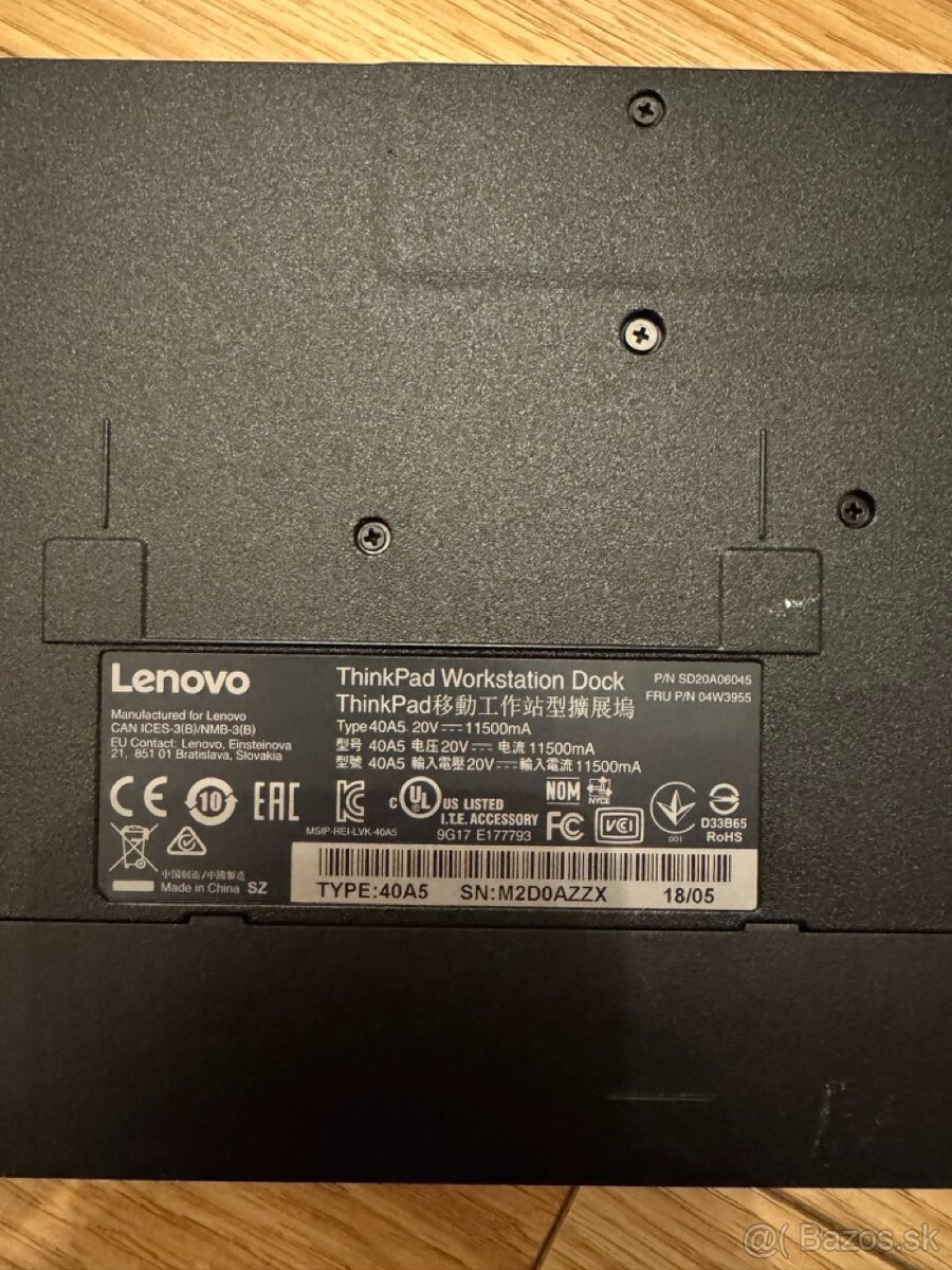 Dokovacia stanica Lenovo ThinkPad - 4