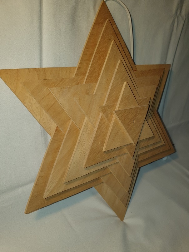 VIANOČNÁ HVIEZDA – LED-SVIETIACA - 4