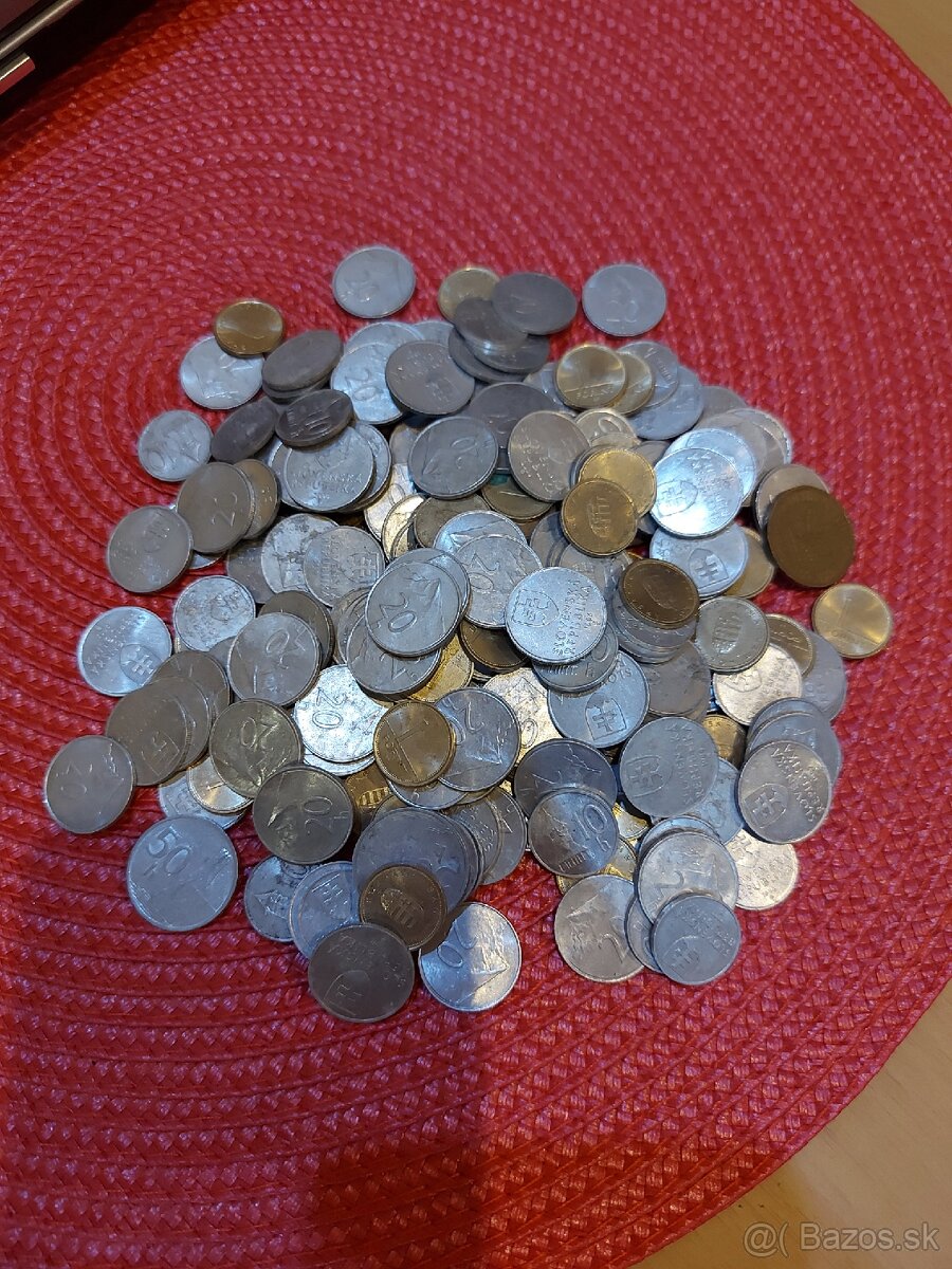 Staré bankovky a mince. - 4