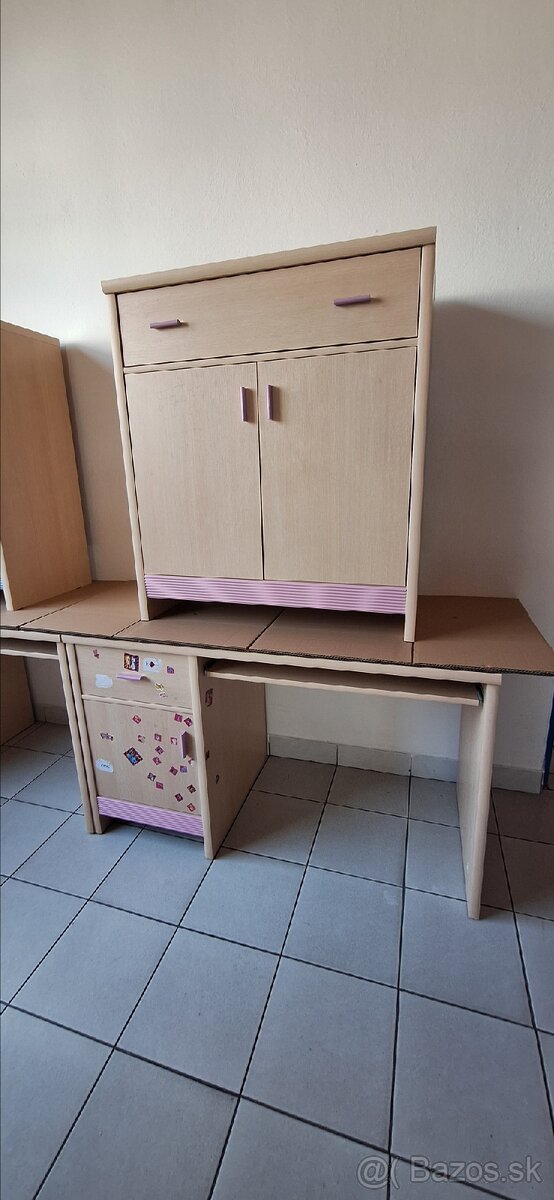 Predám písací stôl a komodu pre dievča aj chlapca - 4