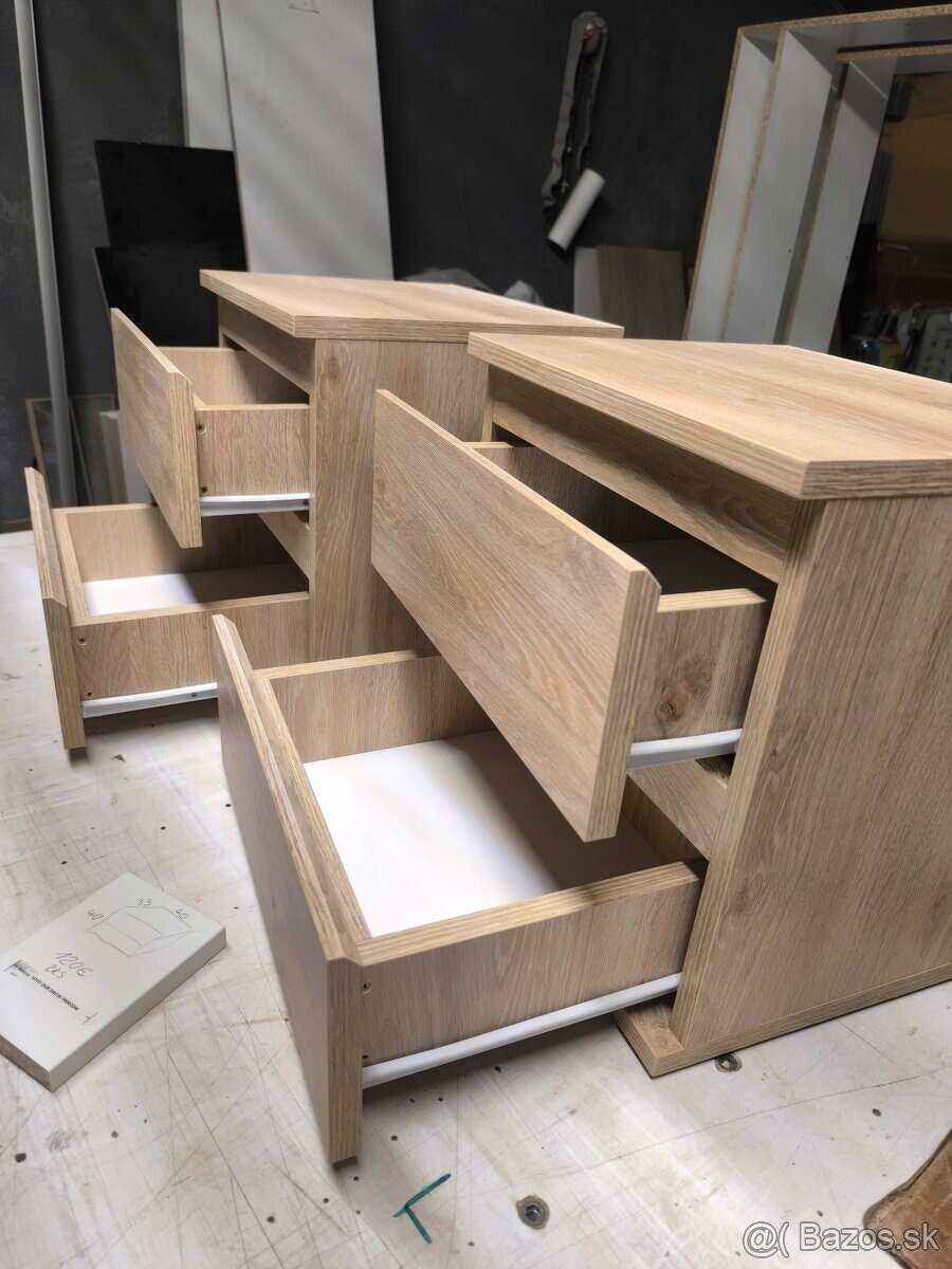 Nočný stolík 2ks nové - 4