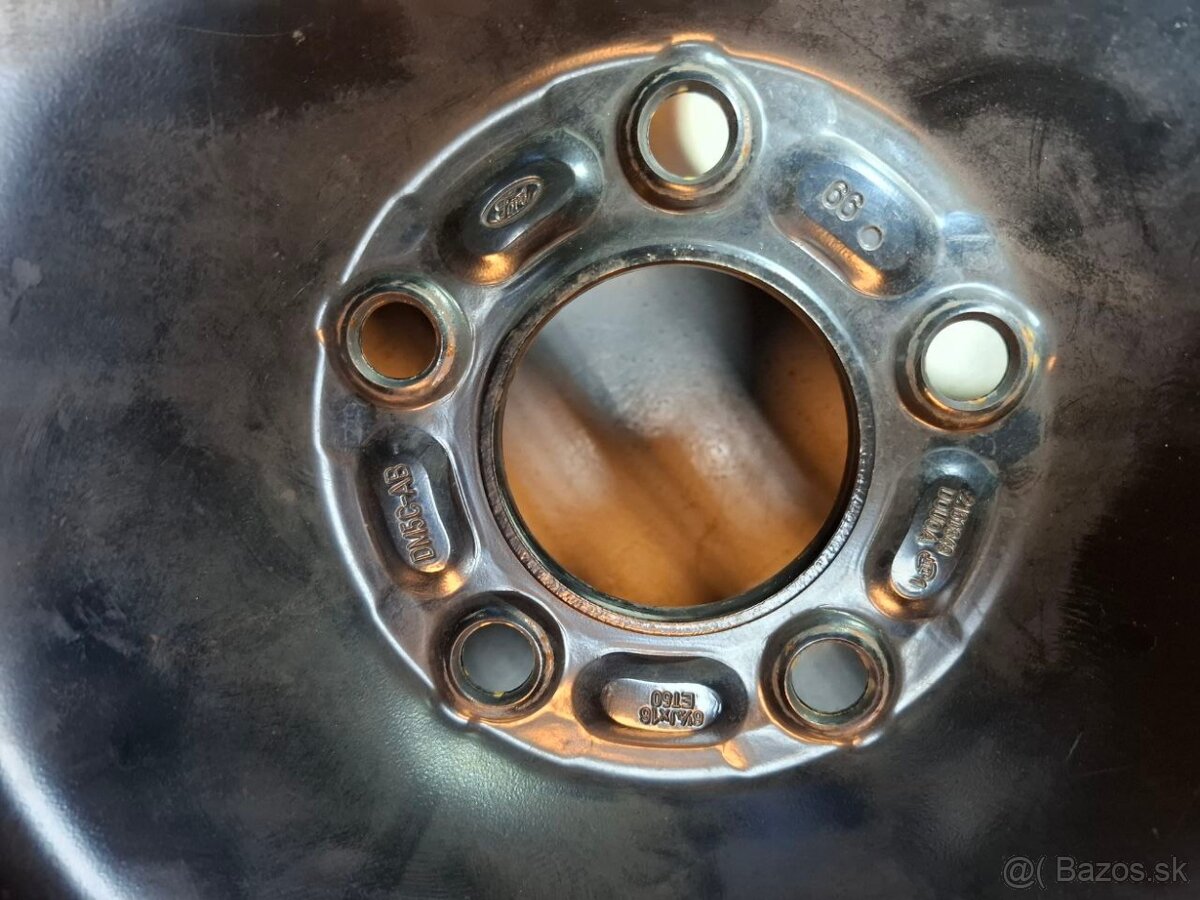 Plechové originálne disky Ford R16 - 4