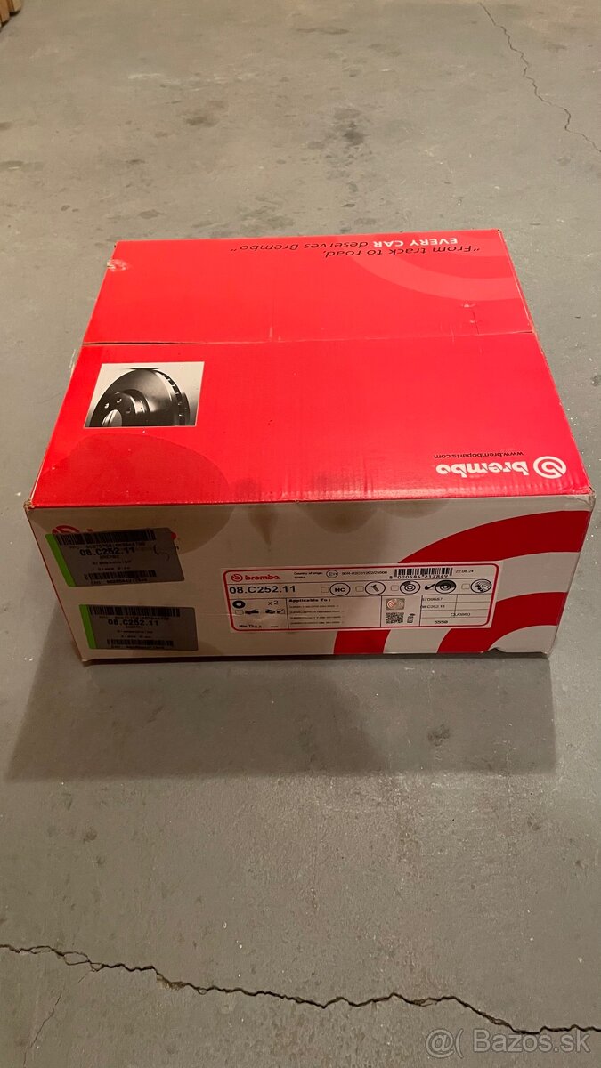 Predám brzdové kotúče Brembo - 4