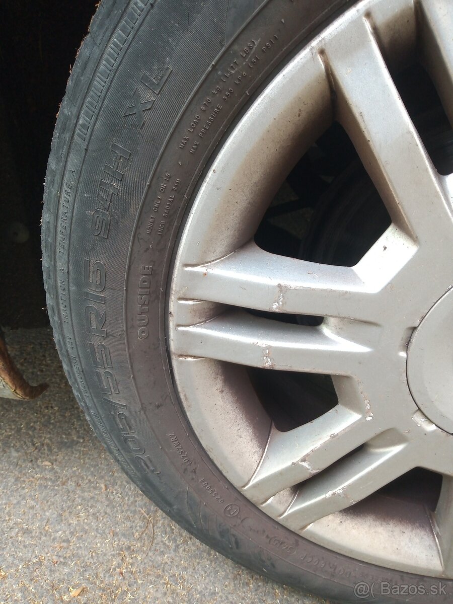 ALU disky T6 elektrony 4x98 R16 205/55 - 4