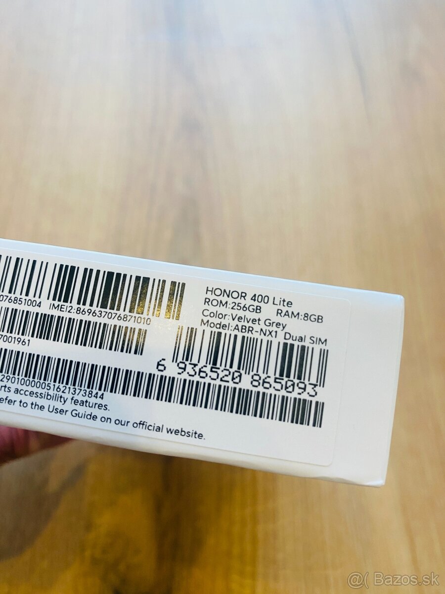 HONOR 400 Lite 8 GB/256 GB Velvet Grey - 4