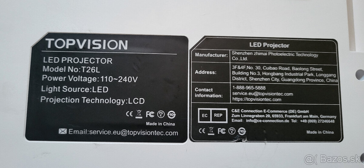 LED projektor TopVision T26L - 4