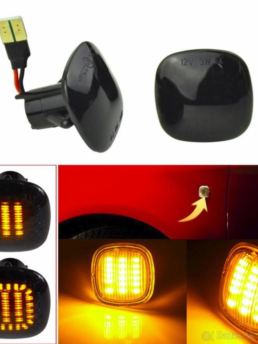 Dynamicke LED smerovky na blatník - 4