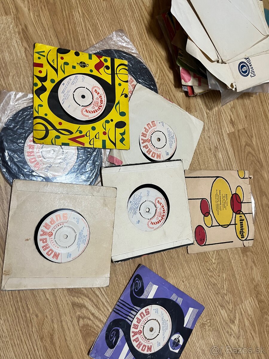 Single LP platne vinyl, hud pohľadnice, hud fólie - 4