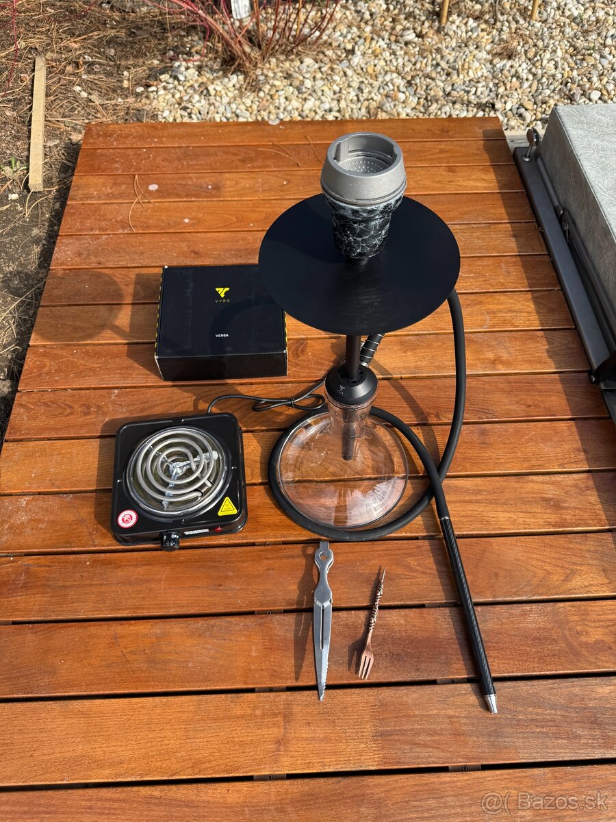 Vodní dýmka - z nerezové oceli - Vyro Versa - 4