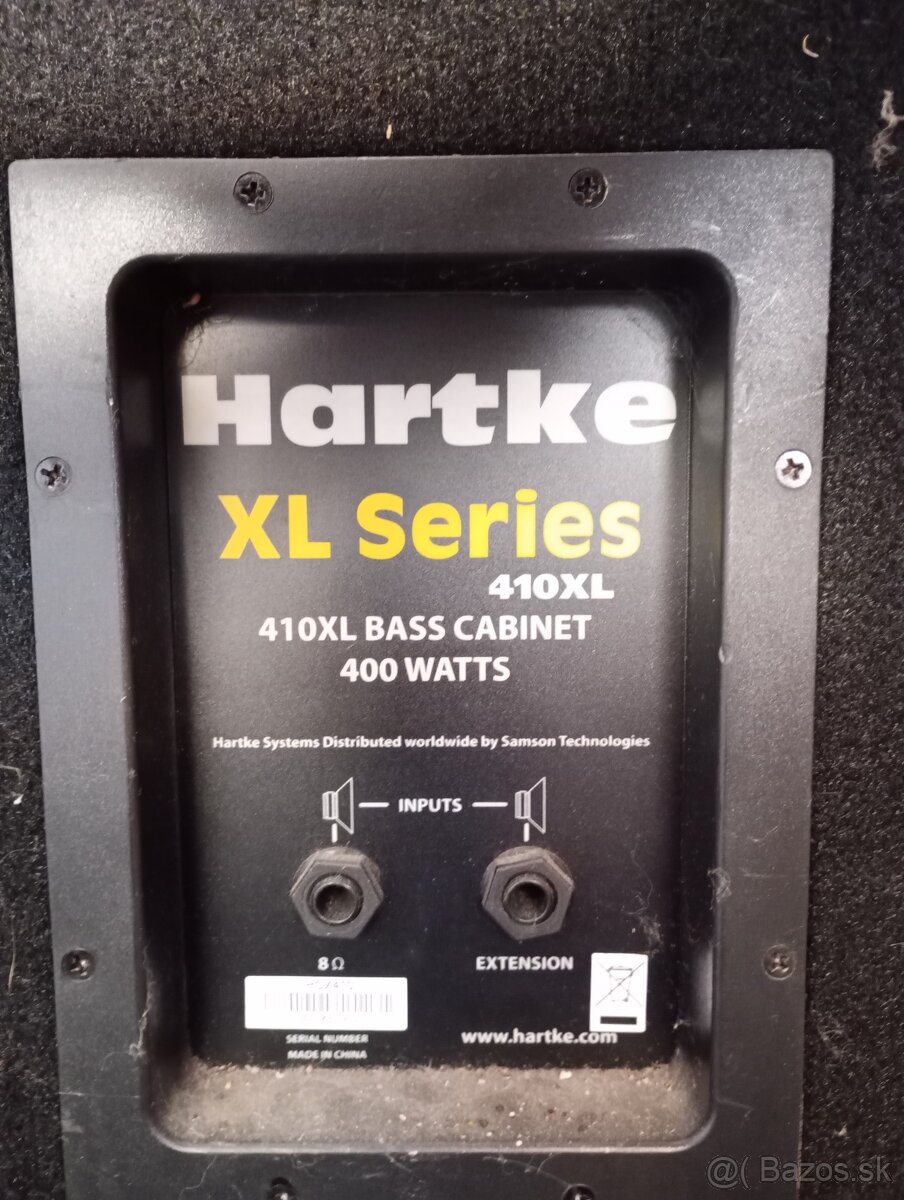 Basový zosilňovač HARTKE HA3500 + reprobox HARTKE 410XL - 4