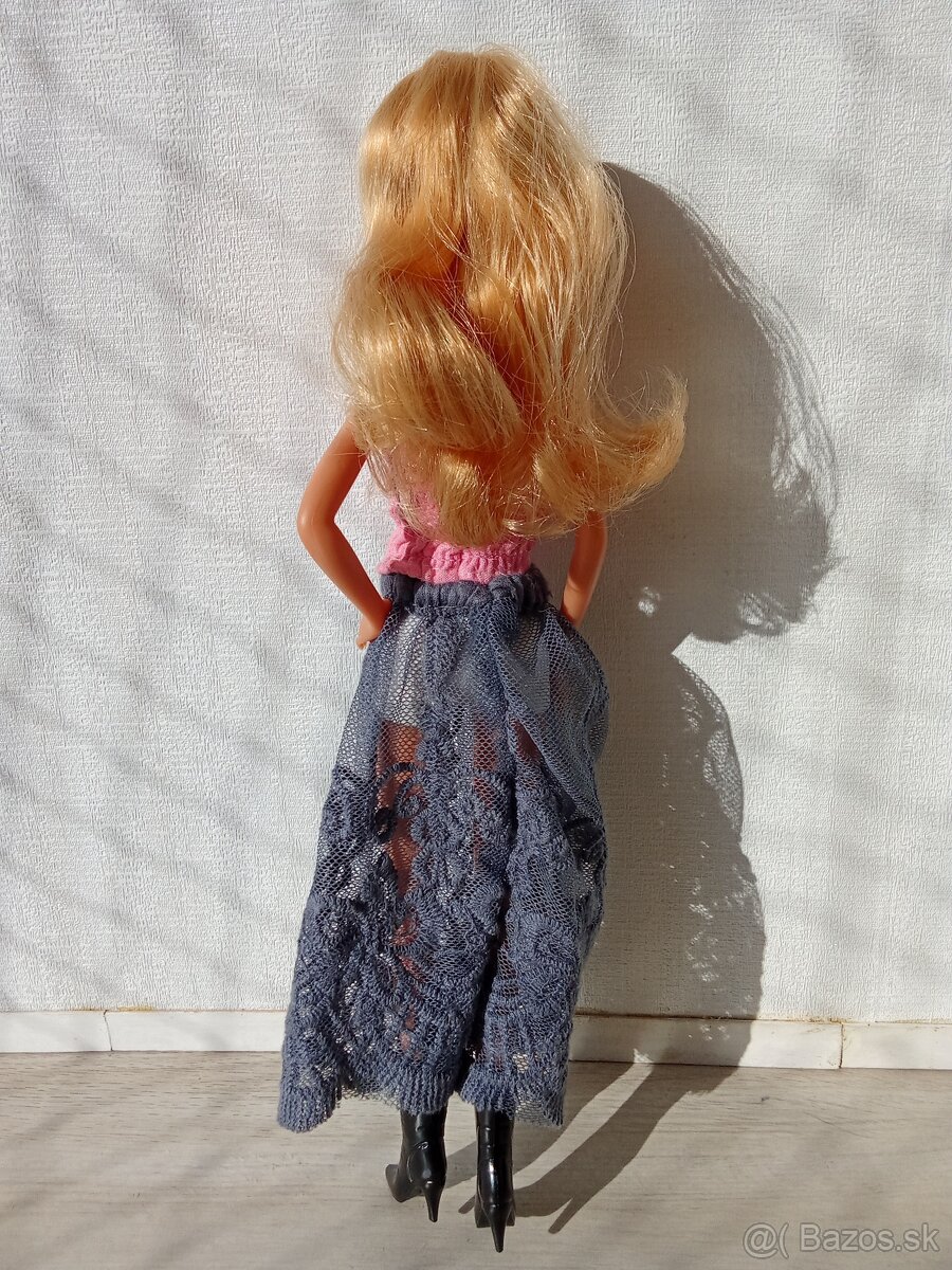 Bábika módna diva blondínka s copom a doplnkami - 4