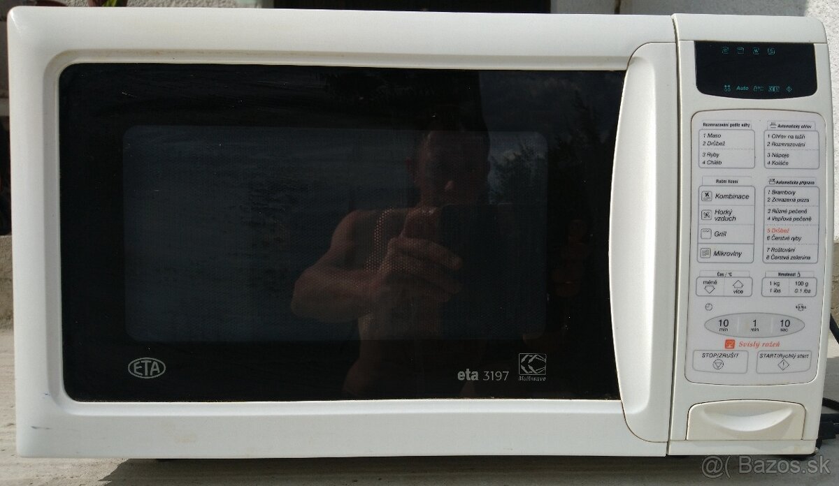 Teplovzdušná mikrovlnná rúra s grilom ETA - 4