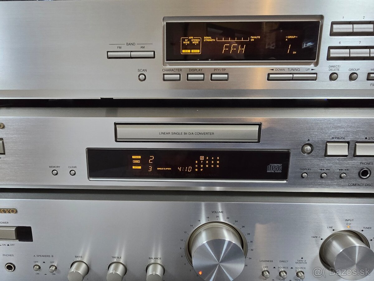 ONKYO HiFi set A-9211, DX-7333, T-4211 zlatá farba - 4