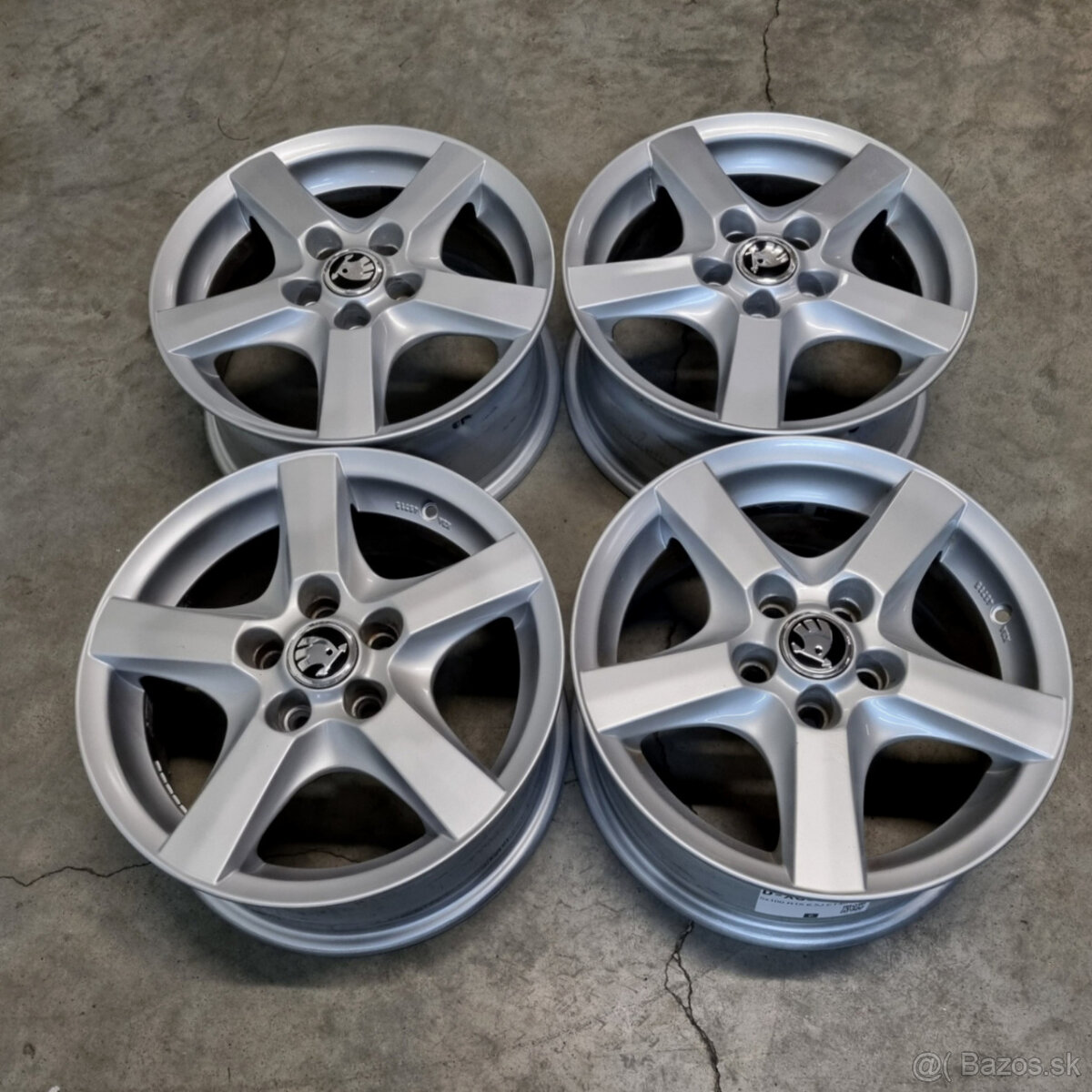 Hliníkové Enzo disky 5x100 R15 6,5J ET40 - 4