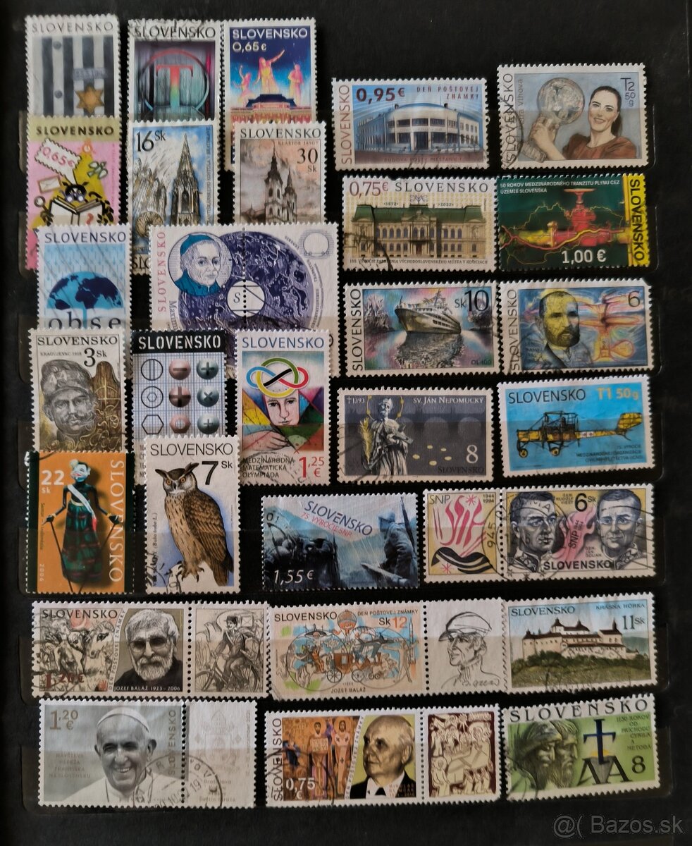 Poštové známky Slovensko - 4