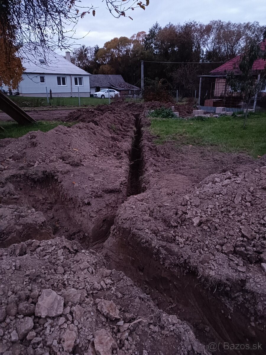 Výkopové práce minibagrom, minibager - 4