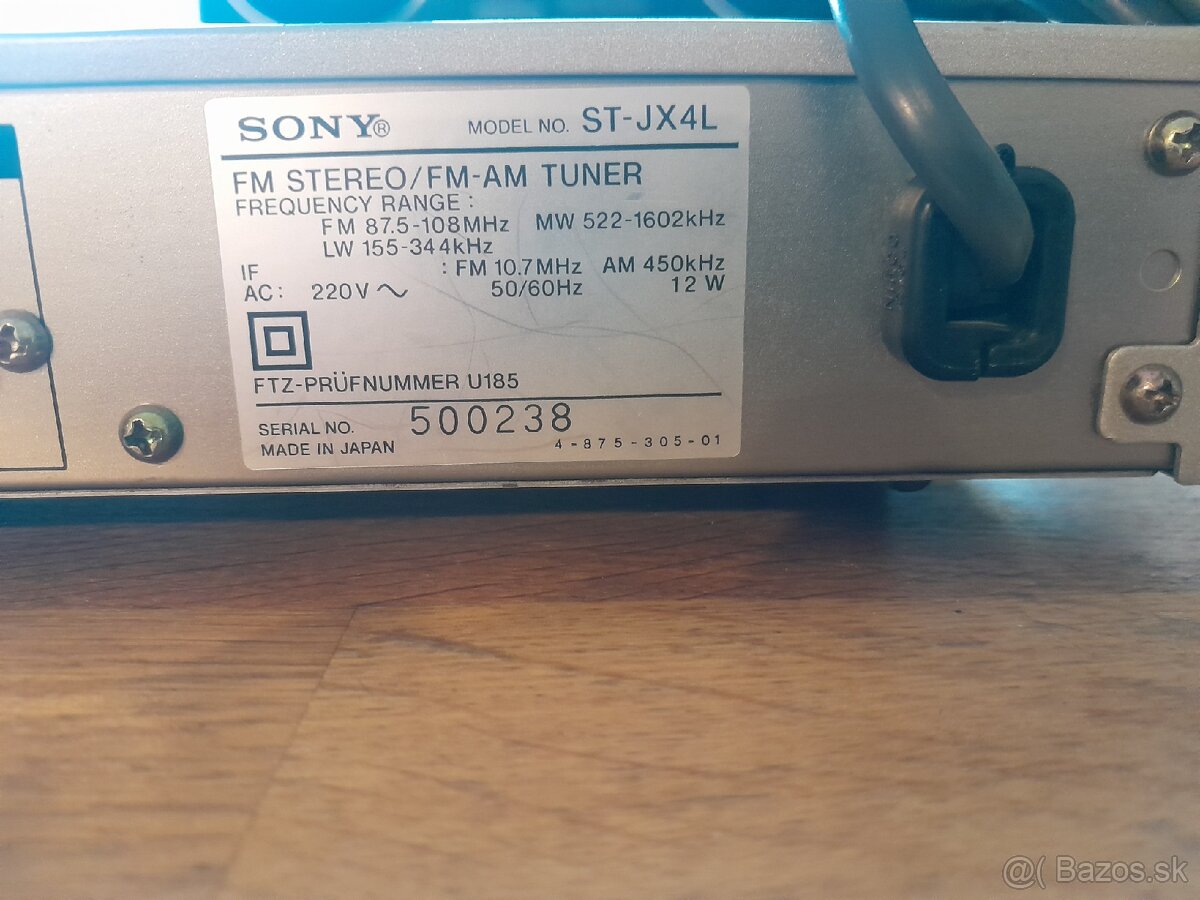 Tuner Sony ST-JX4L - 4