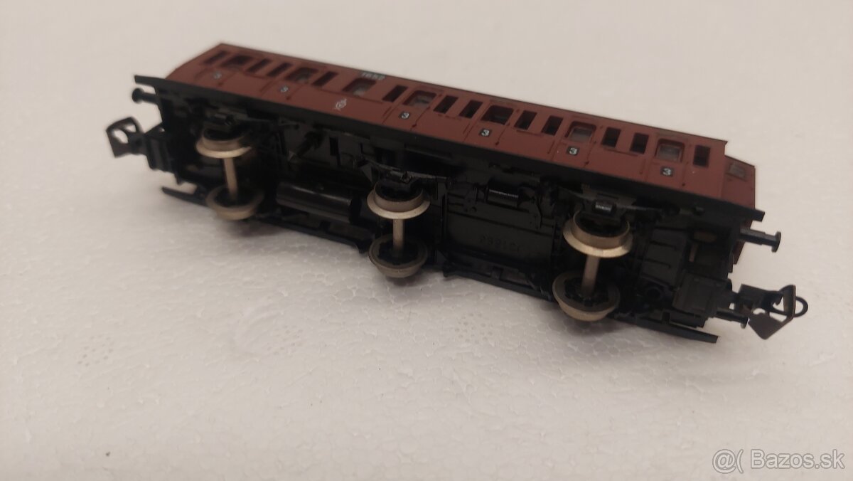 TT vláčiky, vagóny - osobný historický trojnápravový vozeň - 4