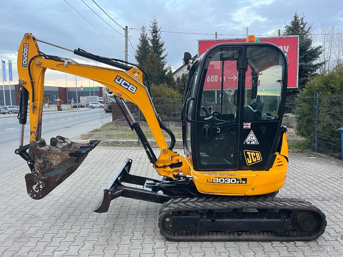 Minibager minirypadlo JCB 8030 ZTS, Kubota Yanmar, 2018 rv - 4