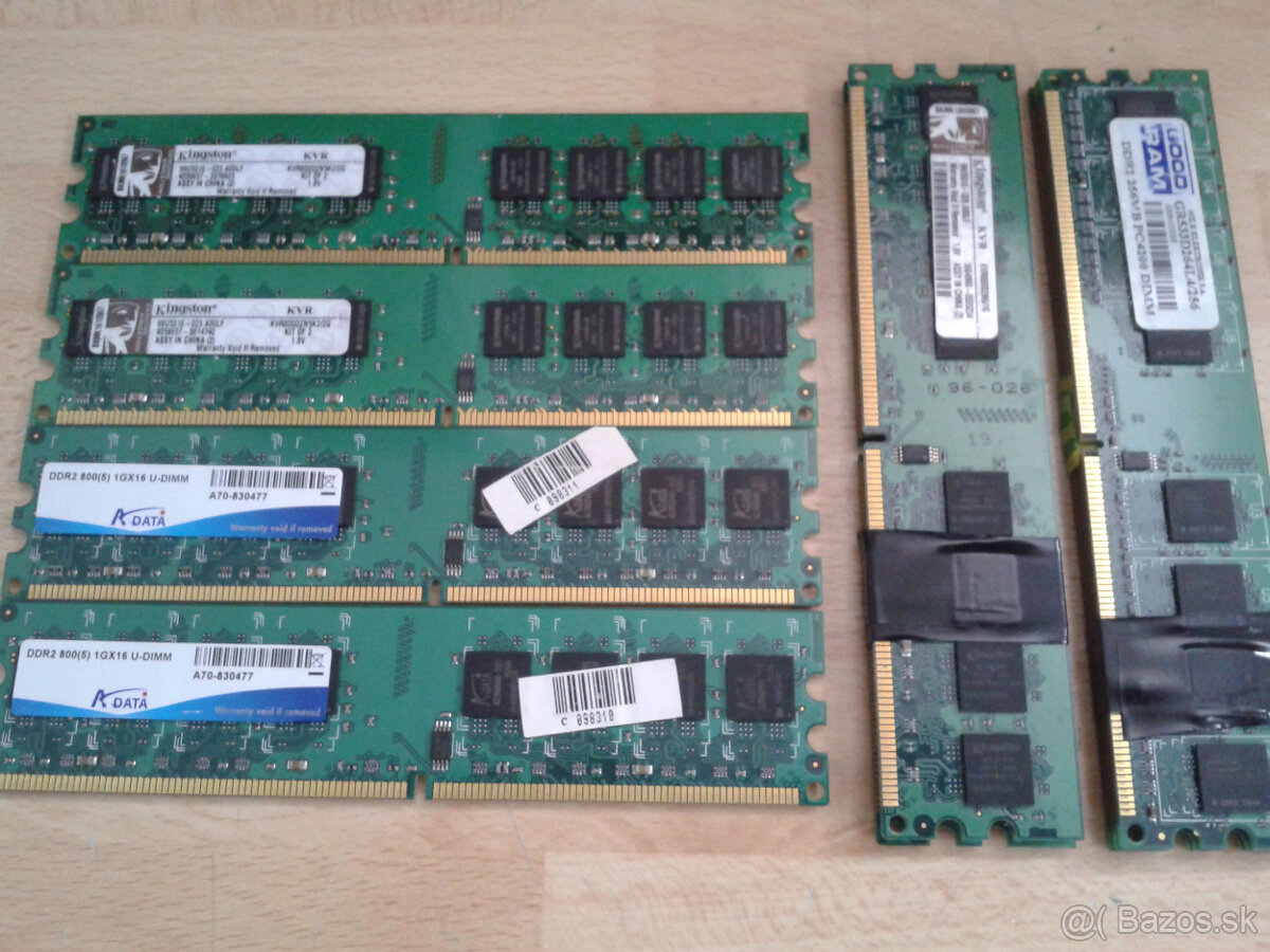 ddr1-256-512mb 1gb a ddr2 1gb za 5e kus - 4