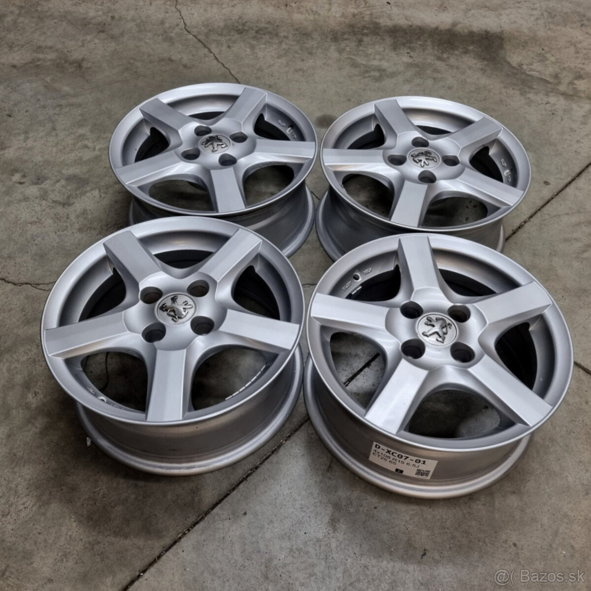 Hliníkové disky 4x108 R15 6,5J ET25 - 4