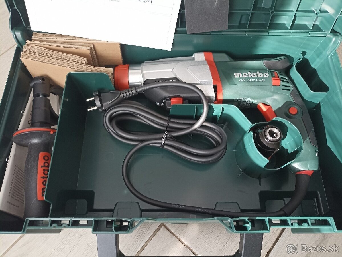 Metabo KHE 2860 Quick, platný záručný list - 4