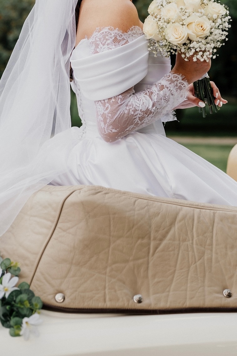 Svadobné šaty-1x oblečené - 4