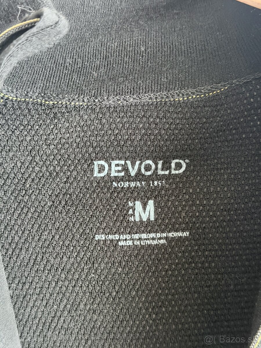 Merino rolák Devold Wool Mesh 190 Zip Neck Man - 4