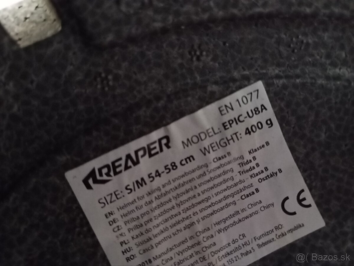 Predám prilbu a okuliare na snowboarding - 4