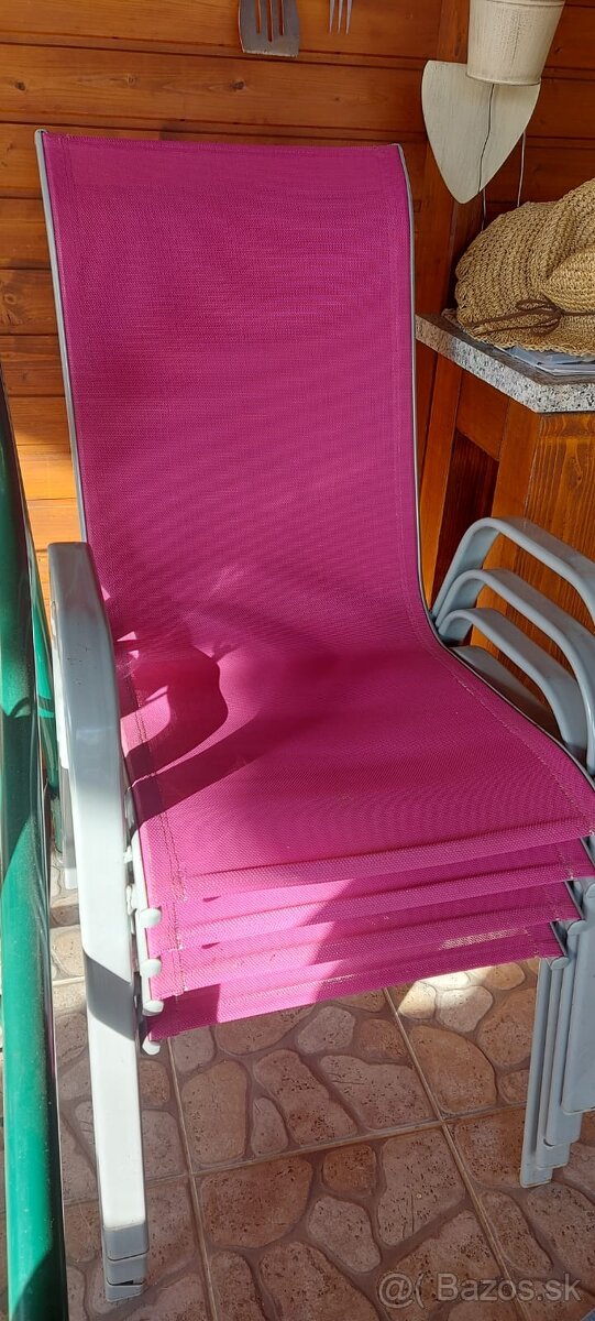 Záhradné stoličky+stôl - 4