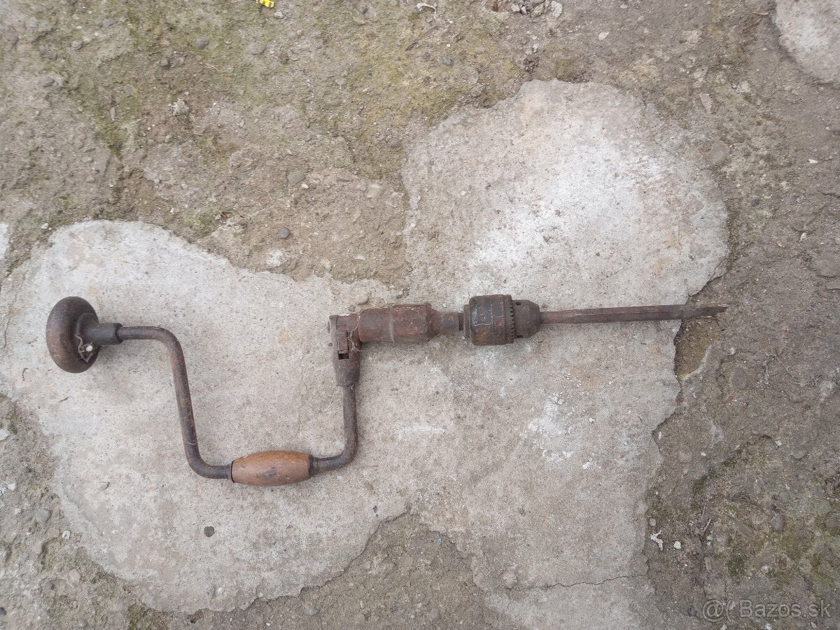 Starý nápis vŕtačka - 4