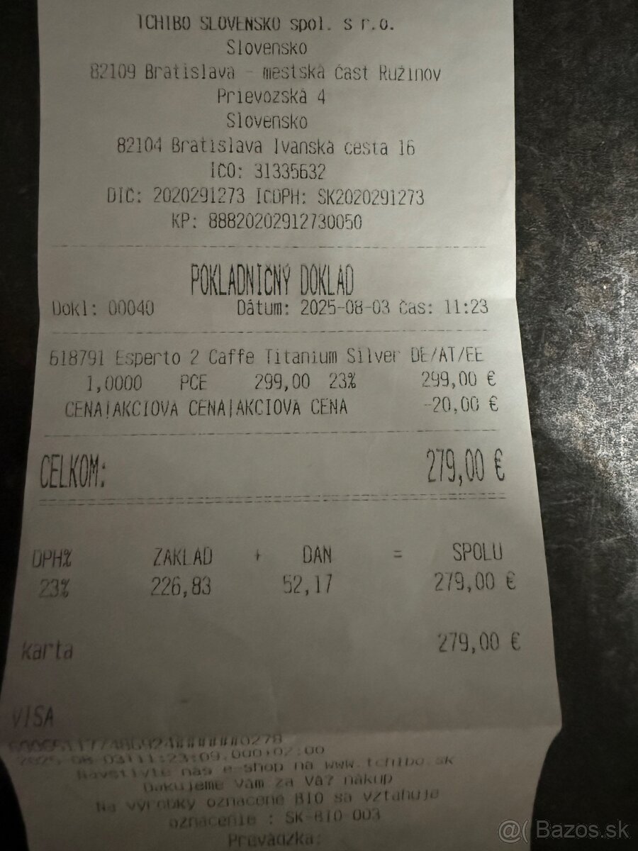 Automaticky kavovar Tchibo Esperto caffé 2 - 4