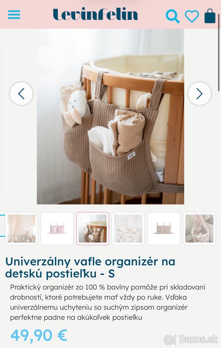 Organizér na detskú postieľku - 4