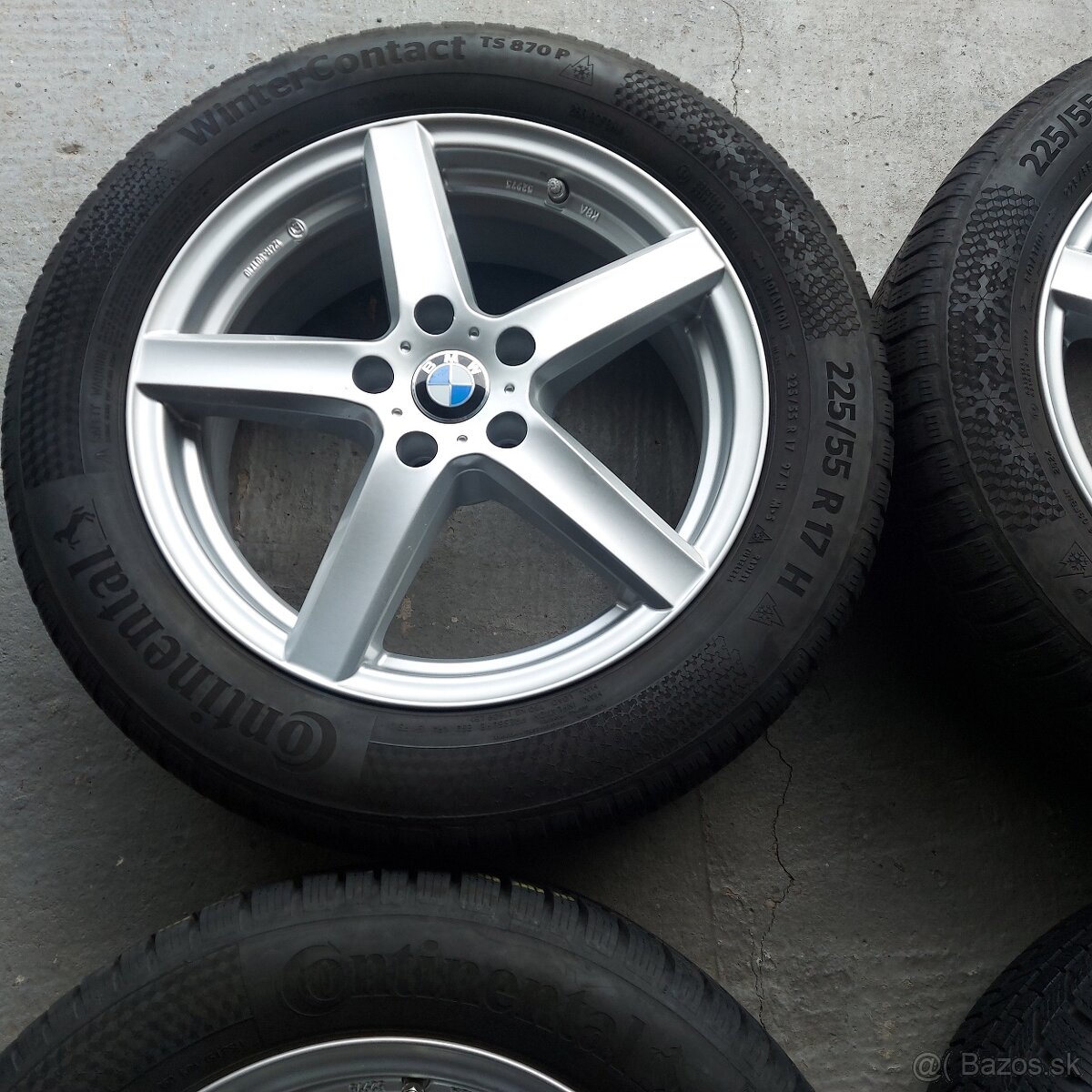 Zimná sada elektrónov na BMW X1 R17 5x112 so senzormi tlaku - 4