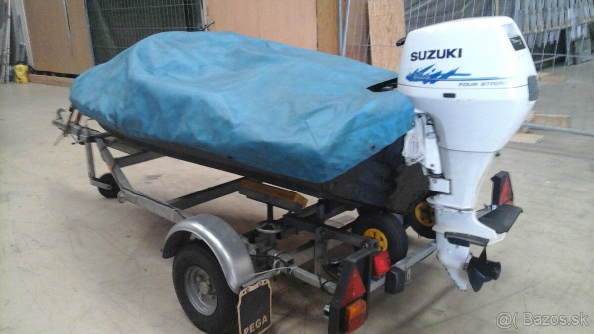 rýchlostný čln miniflitzer so Suzuki 15 PS 4-taktným motorom - 4