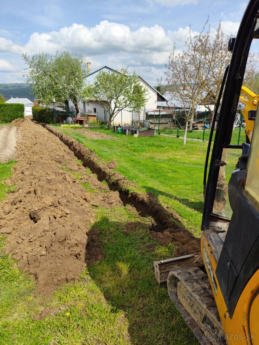 Zemné a Výkopové práce minibagrom - 4