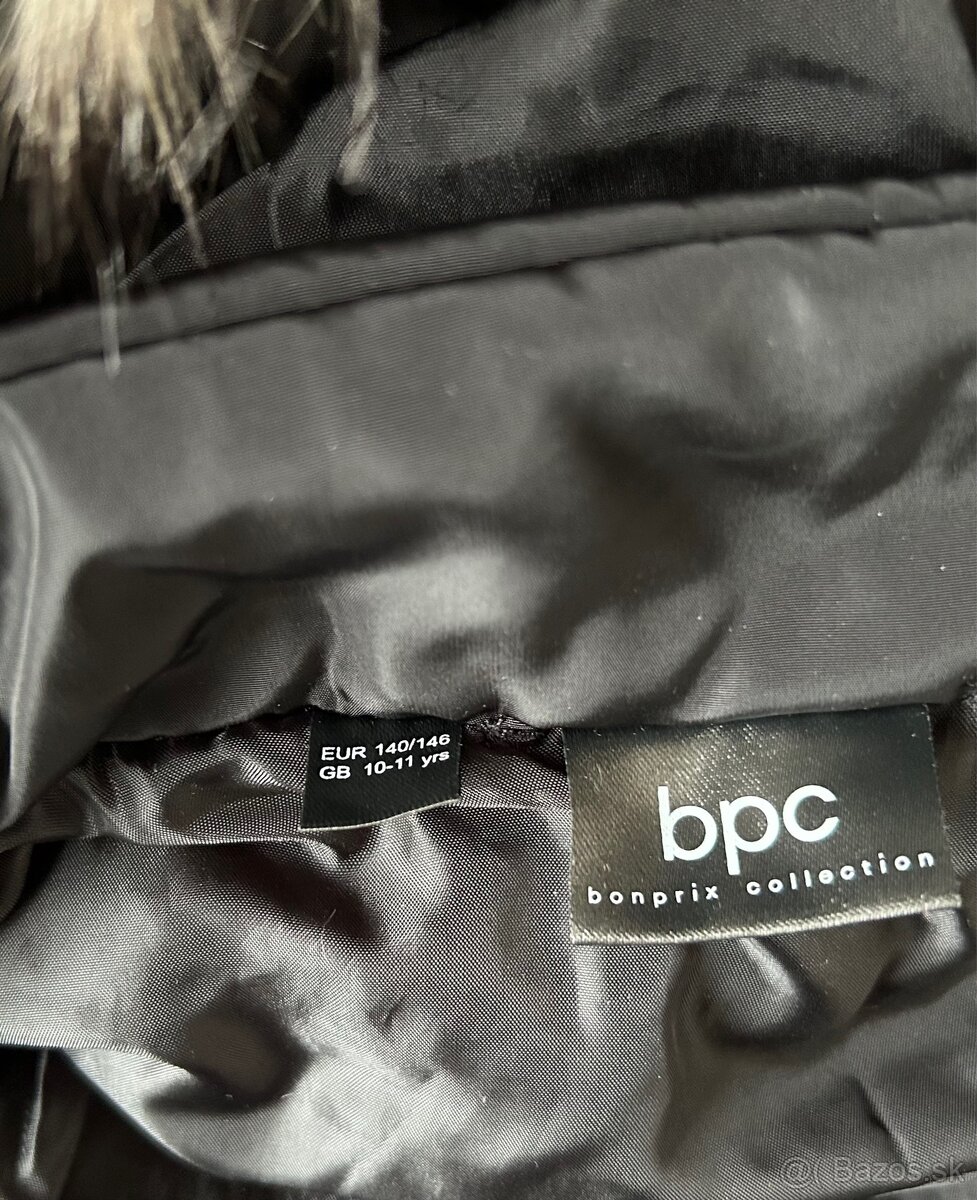 Dievčenský zimný kabát veľ. 140/146 - 4