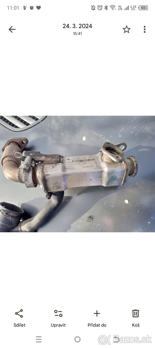 BMW e65 730d M57N diely. Na motor - 4