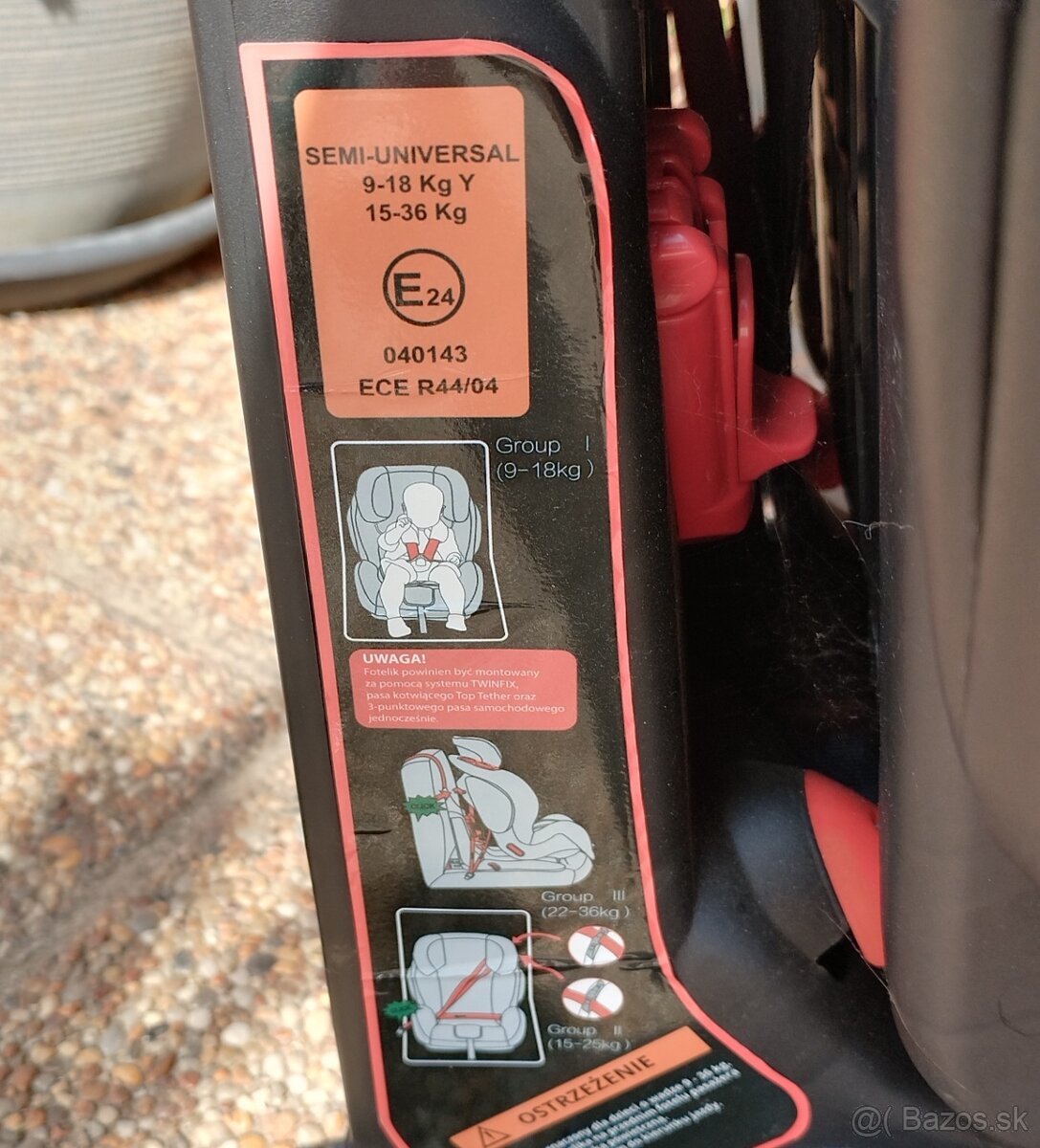 Predám autosedačku od 9 kg do 36 kg - 4