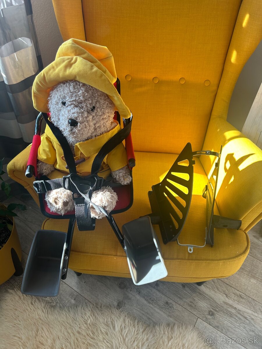 Detská sedačka na bicykel + chrániče na nôžky grátis - 4