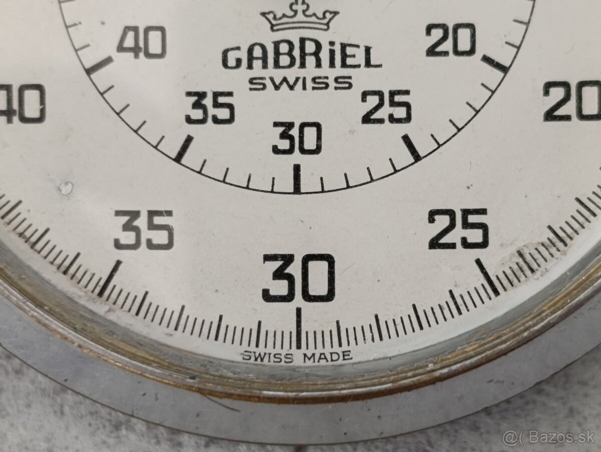 Staré švýcarské kapesní stopky Lemania GABRIEL - 4